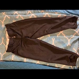 Black intensity softball pants